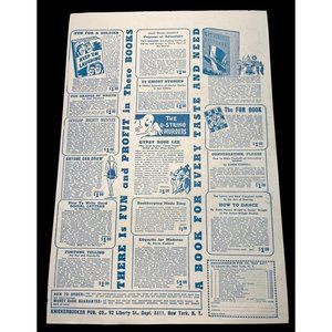 Knickerbocker Publishing Vintage Print Ad 1950s Books for Everyone New York